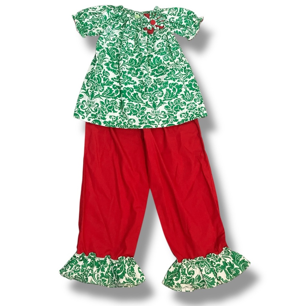 Le Za Me Holiday top and pants